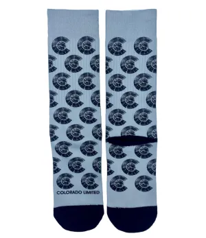 Tree Ring Pattern Socks