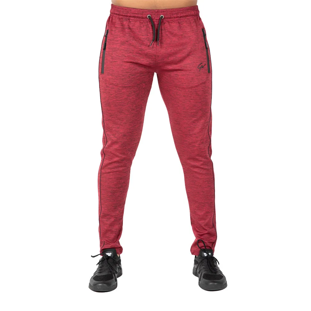 Wenden Track Pants - Burgundy Red