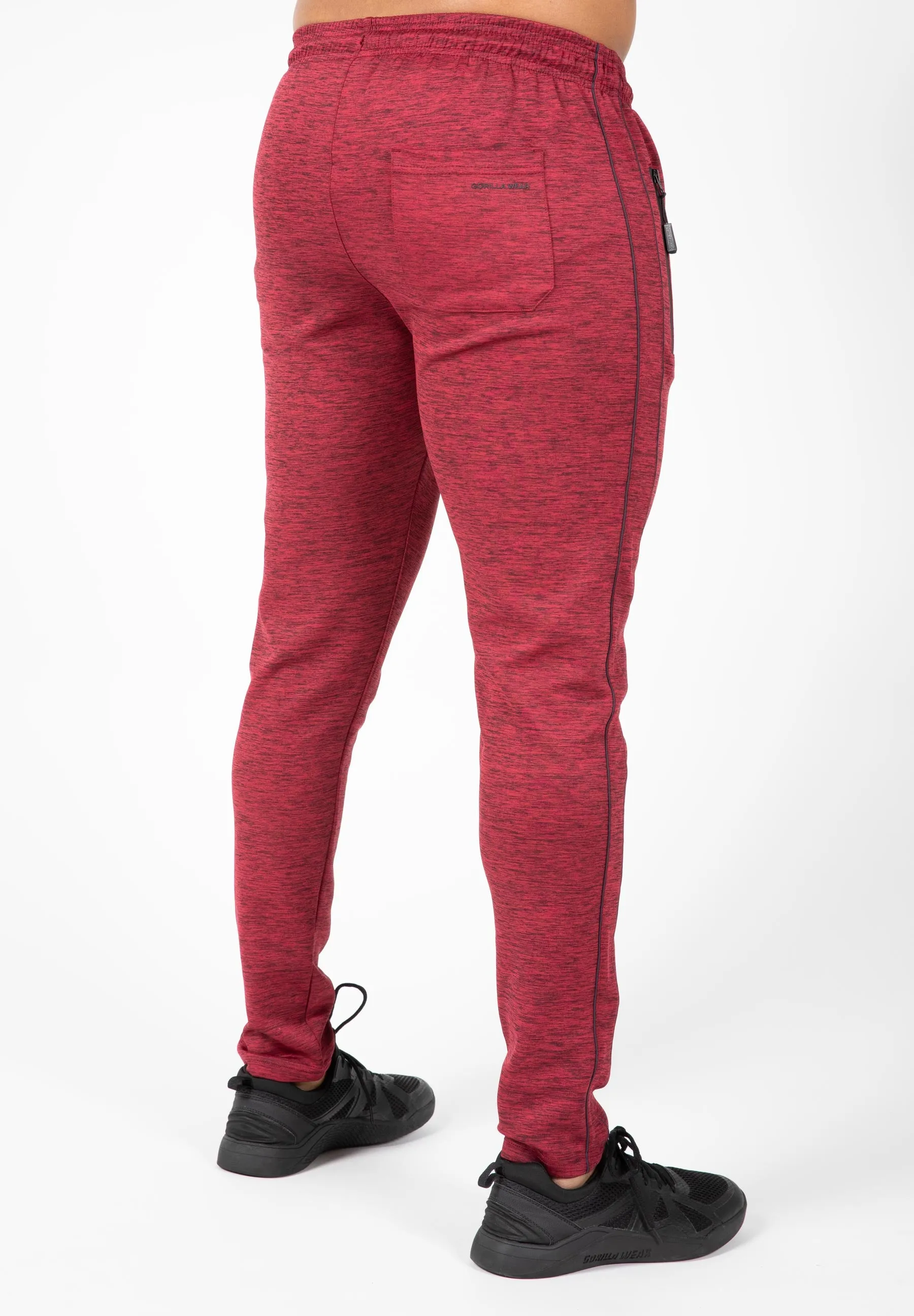 Wenden Track Pants - Burgundy Red