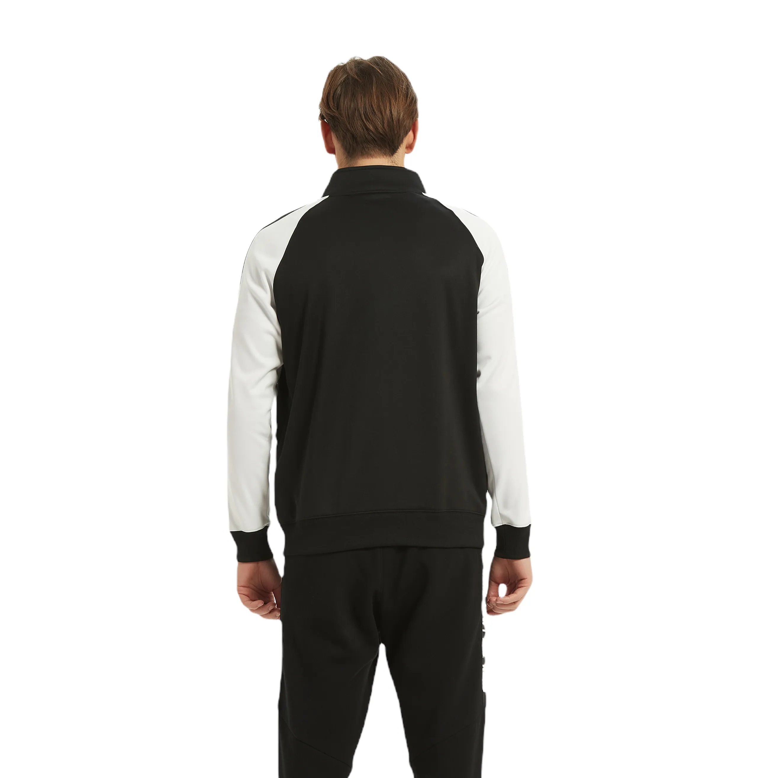 Whitlock Men's Trainer Jacket - Black & White combo