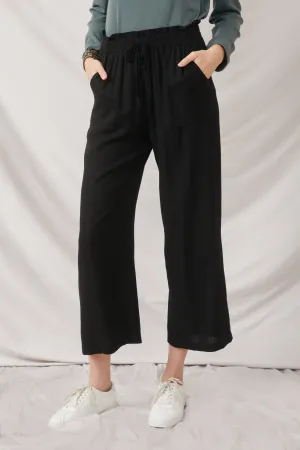 Wide Leg Paper bag Waist Pants